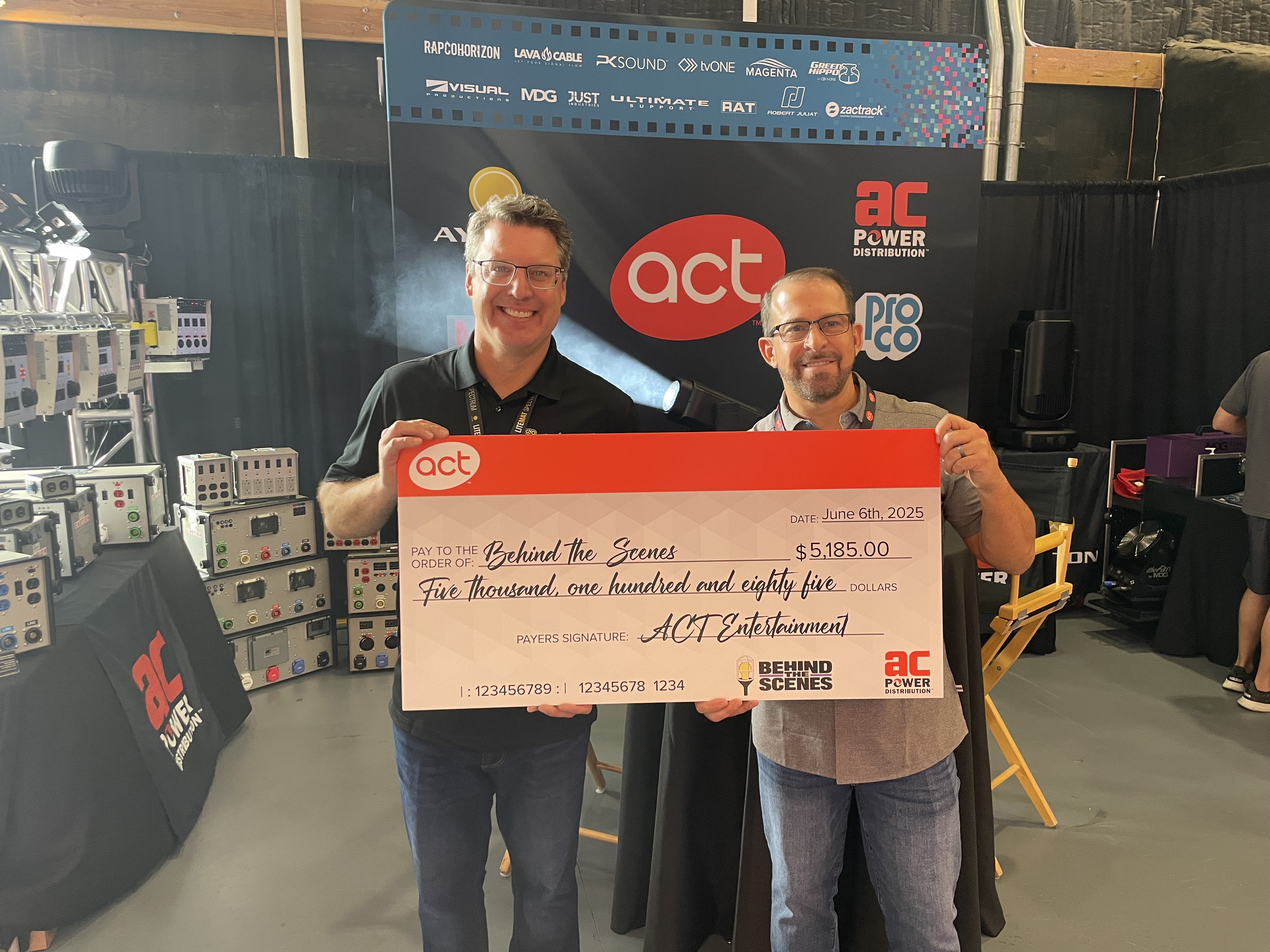 ACT Presents Check to Behind the Scenes