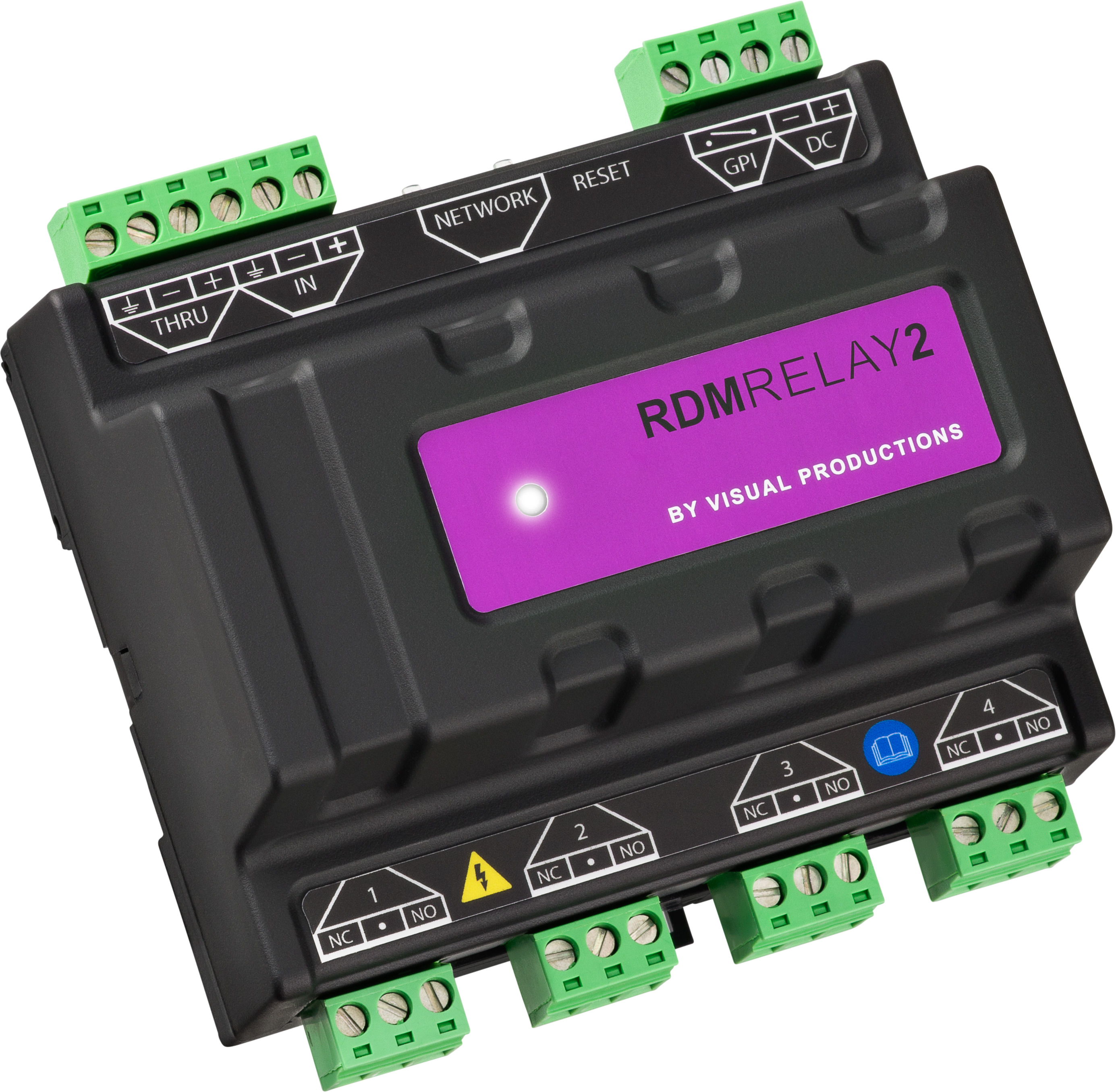 Visual Productions&rsquo; new RdmRelay2 is a networked, four-channel DMX relay.