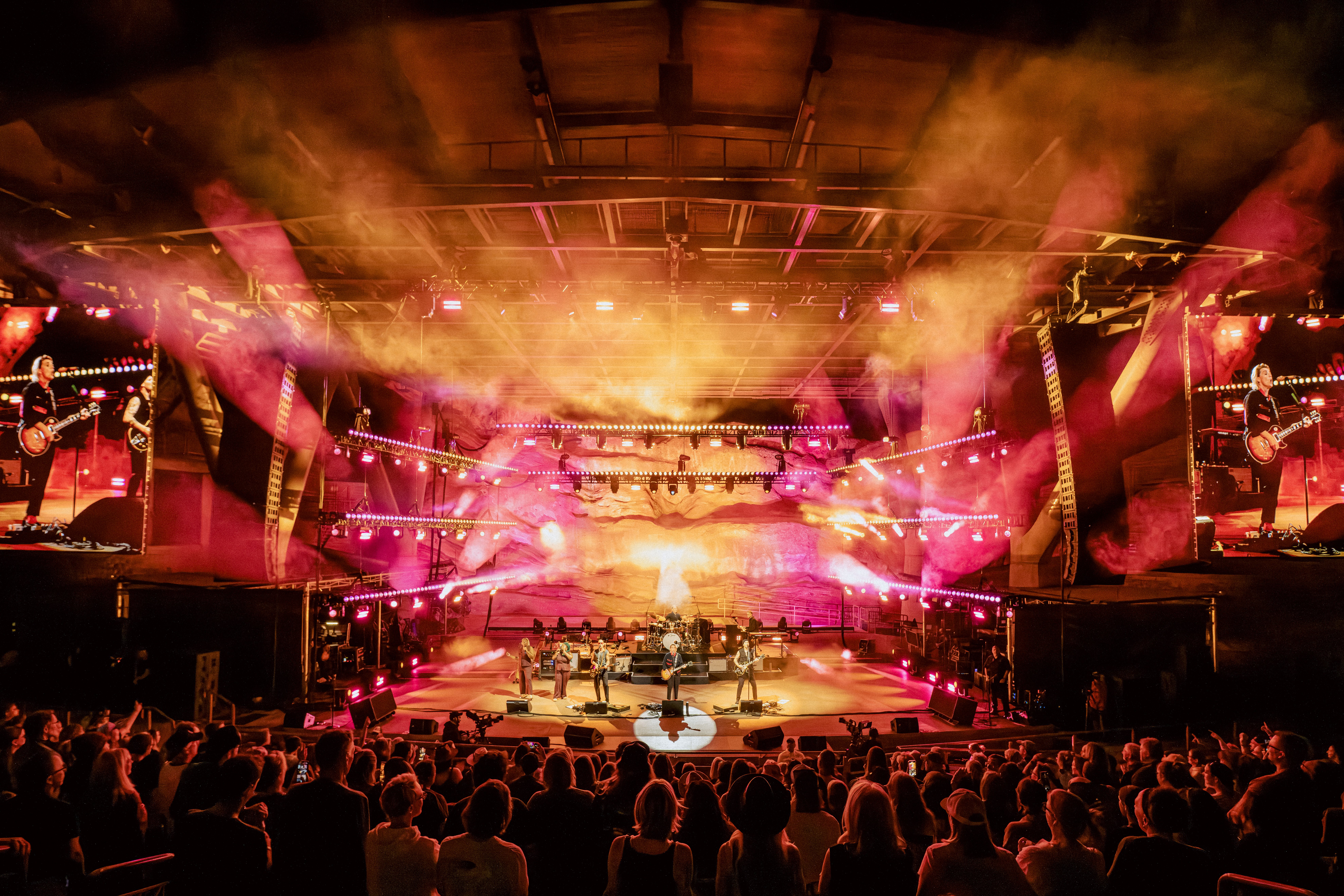 Brandi Carlisle lit by Ayrton Rivale at Red Rocks Ampithatre