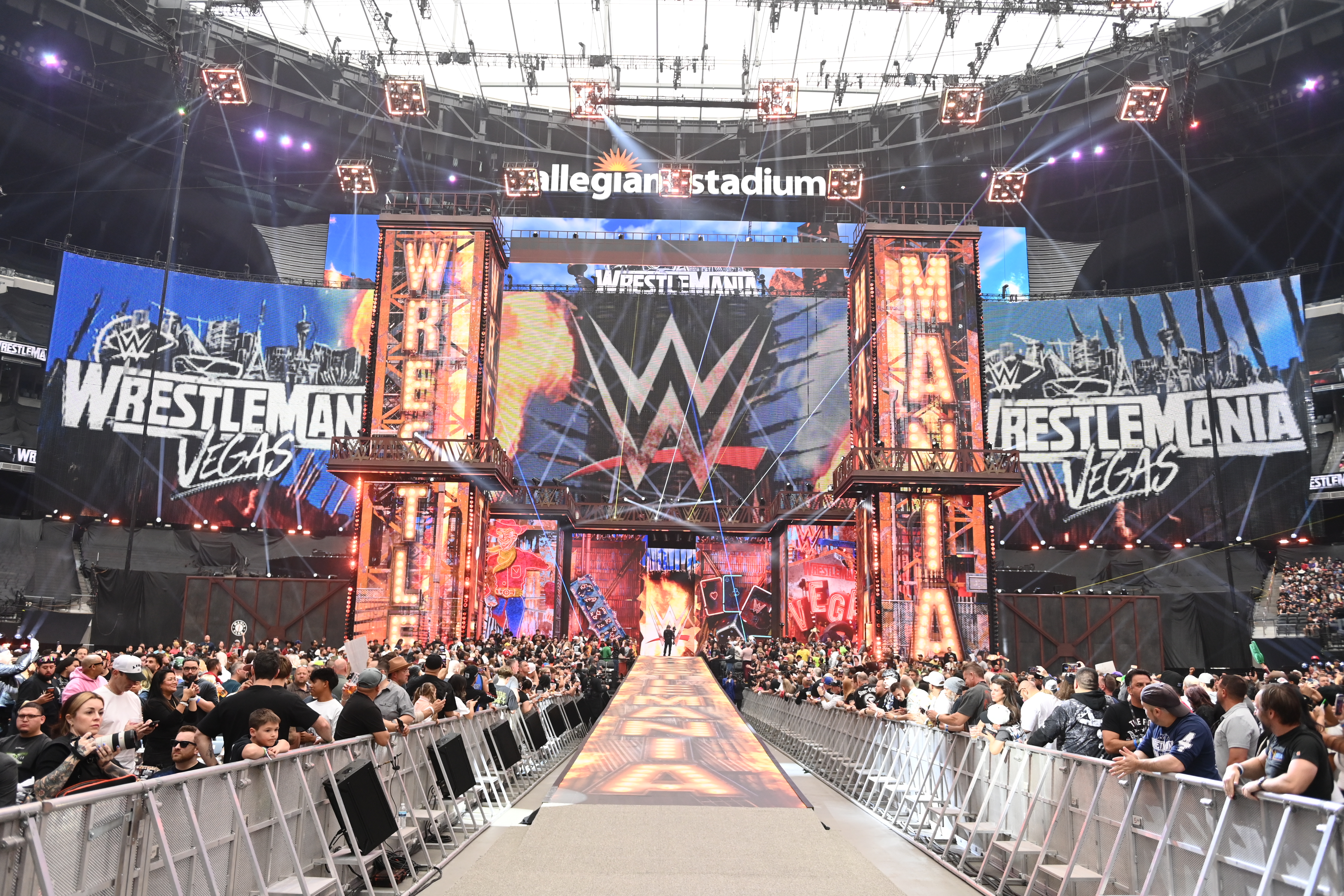 Hippotizer MX Media Servers in use at Wrestlemania